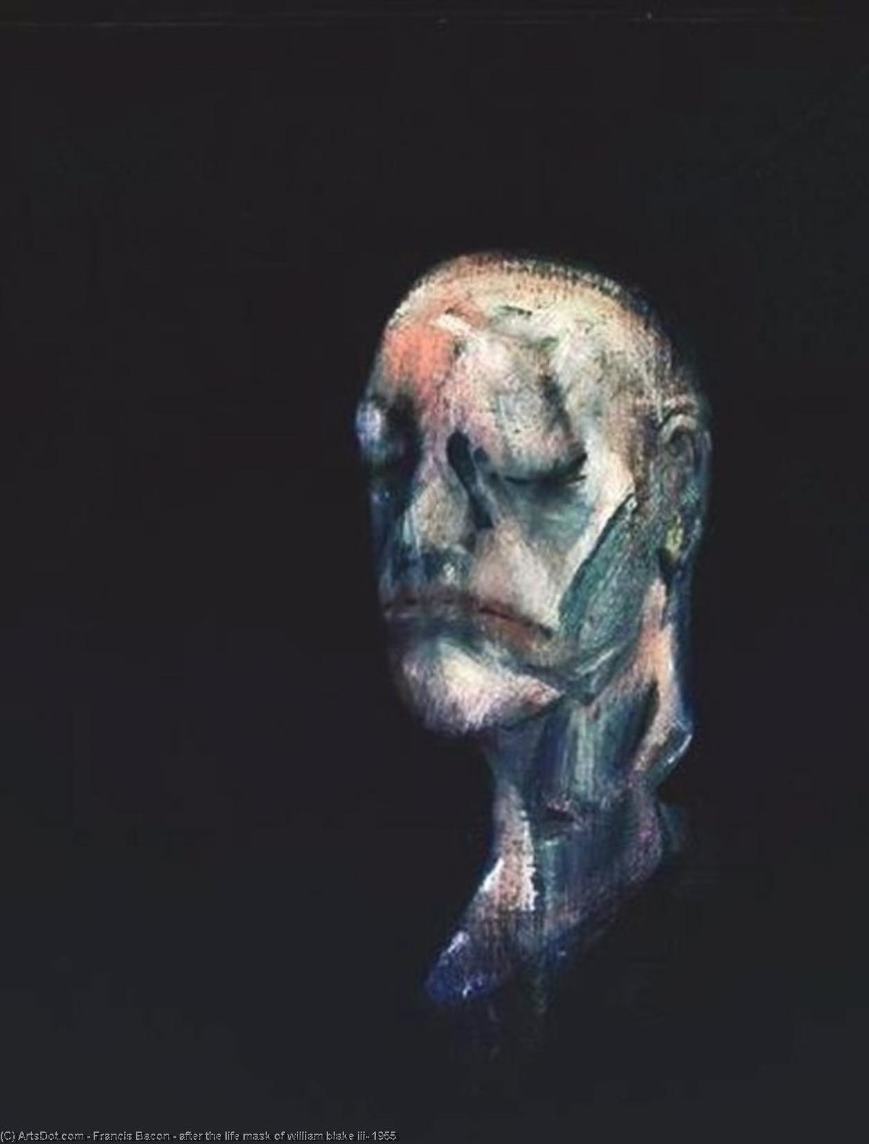 After The Life Mask Of William Blake Iii, 1955 — フランシス・ベーコン