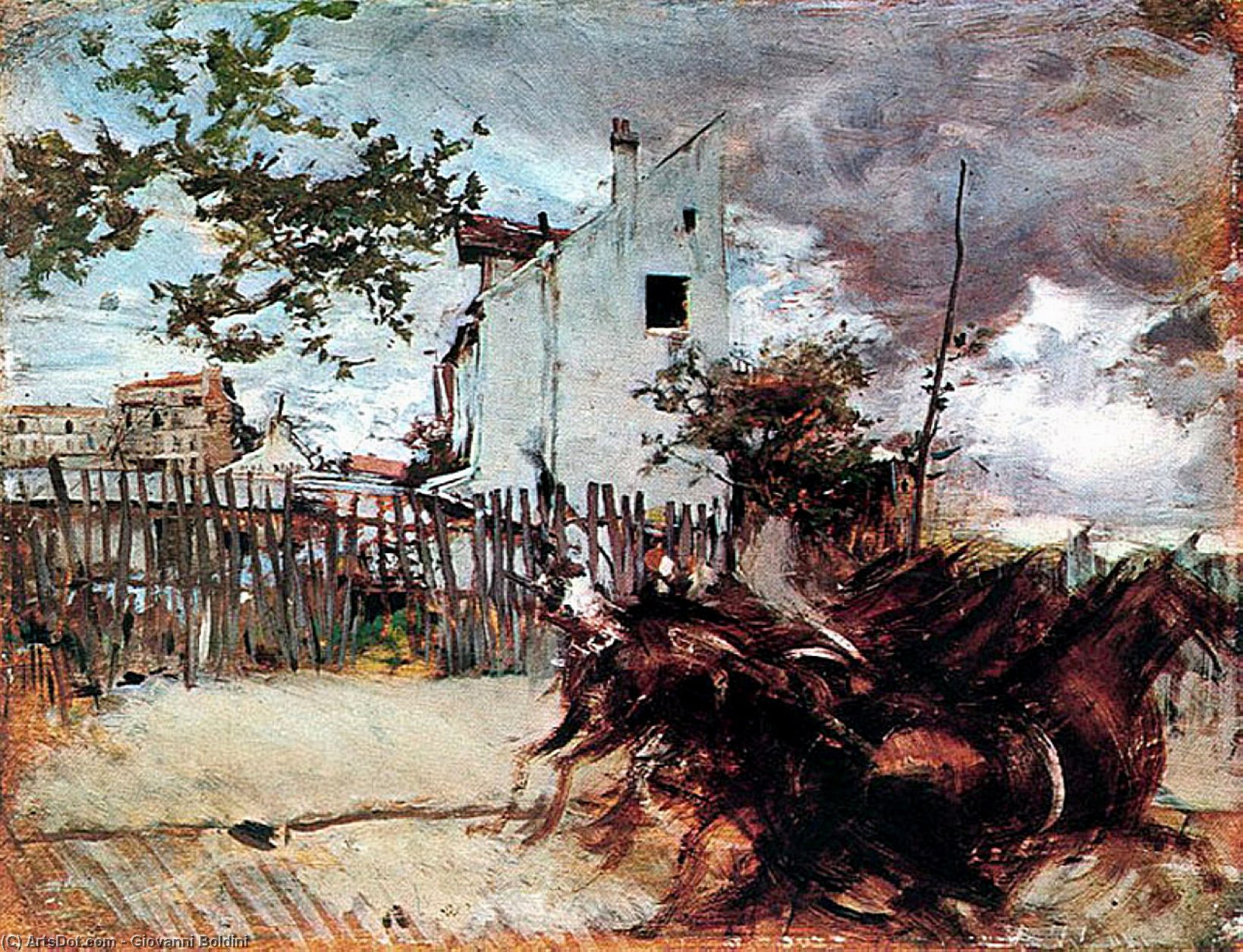 Outskirts Of Paris — Giovanni Boldini