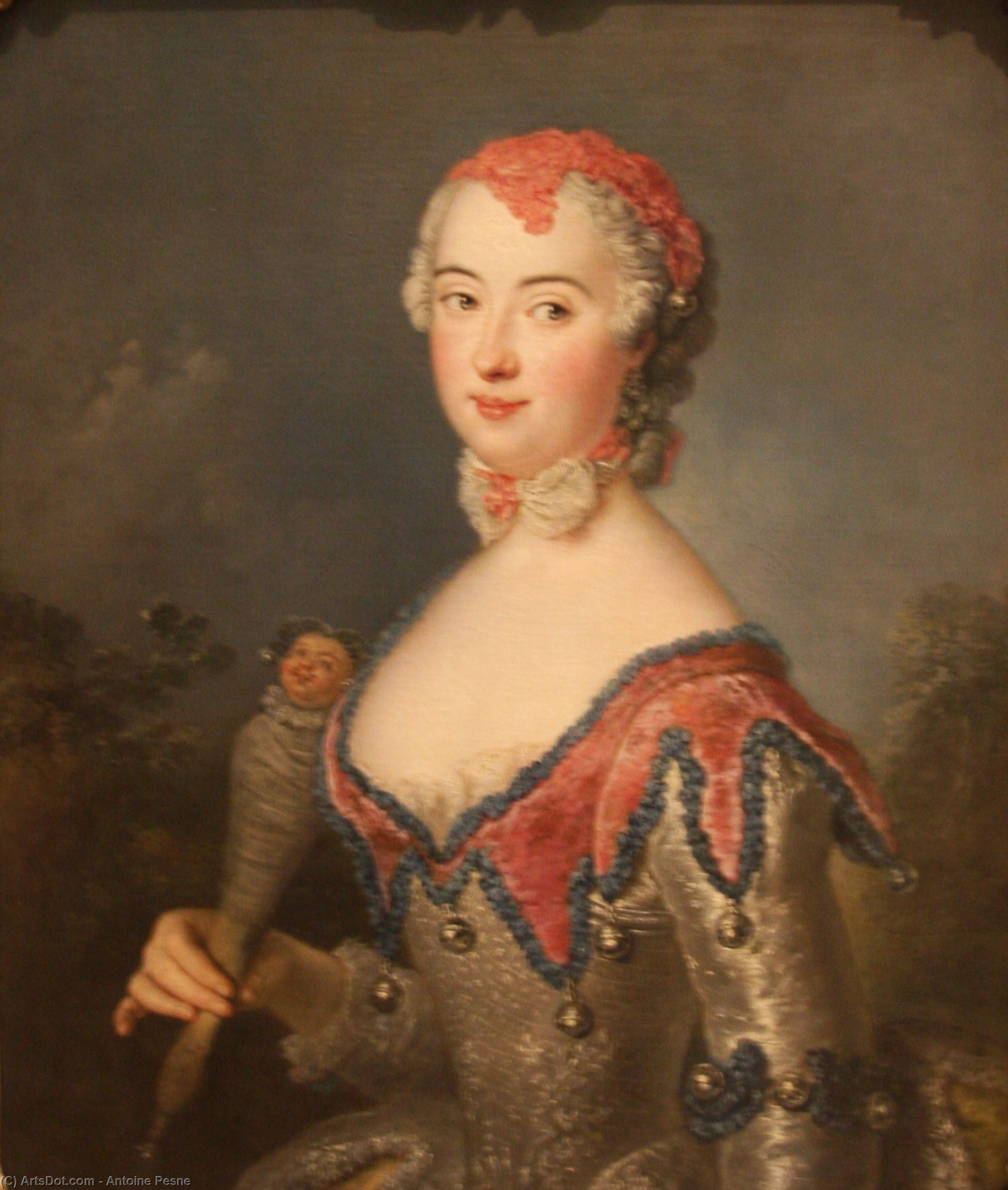 Portrait Of Charlota Fredrika Sparre — Antoine Pesne