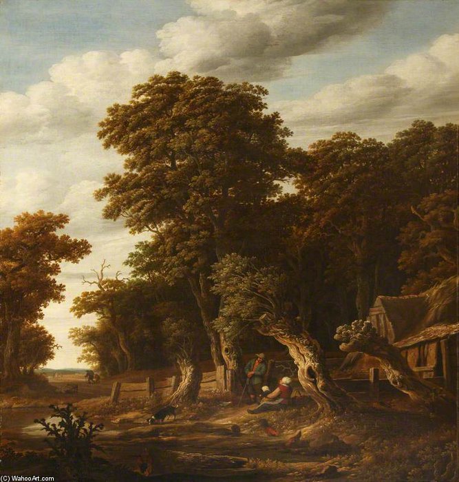 A Woodland Scene — Cornelis Gerritsz Decker