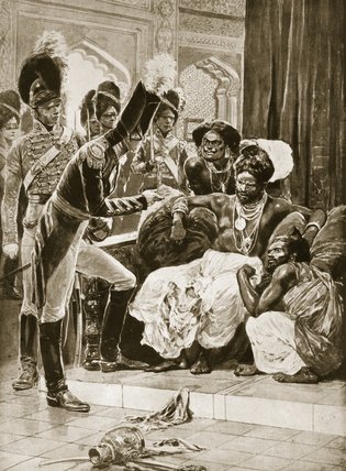 The British In Ceylon — Richard Caton Woodville