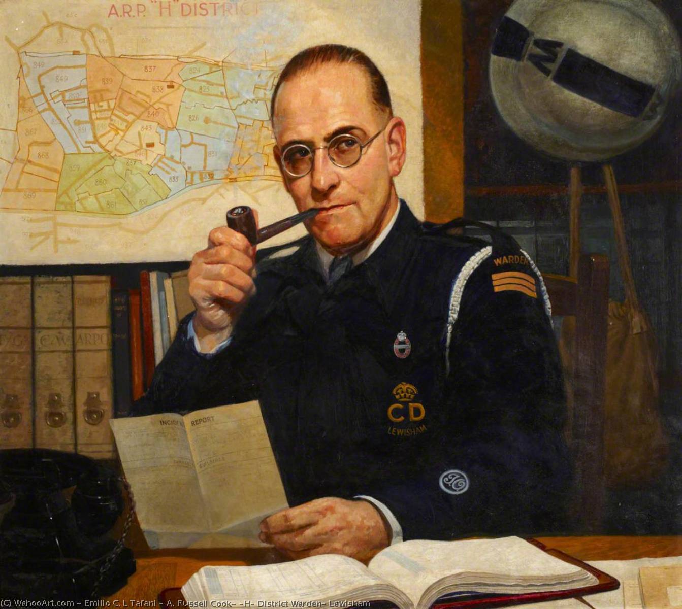 A. Russell Cook, ‘h’ District Warden, Lewisham — Emilio Grau Sala