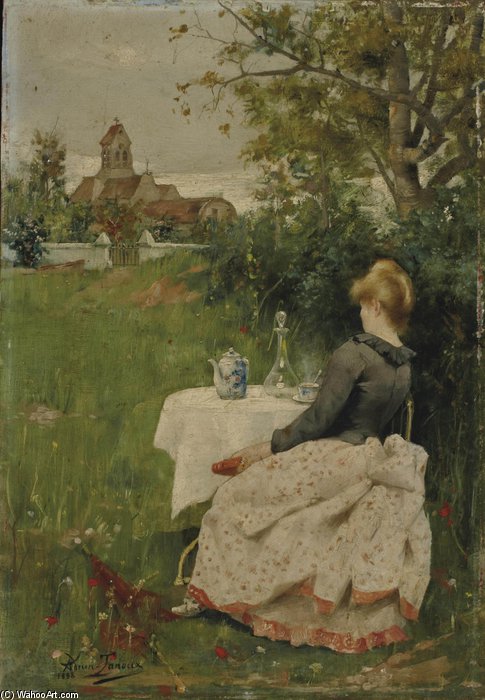 An Afternoon Coffee — Adrien Henri Tanoux