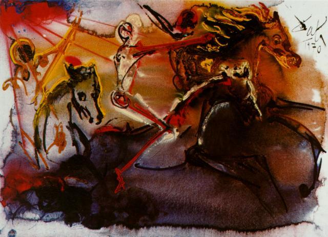 Das Pferd Des Apokalypse — Salvador Dalí