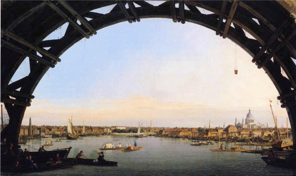 The City Seen Through An Arch Of Westminster Bridge — Canaletto