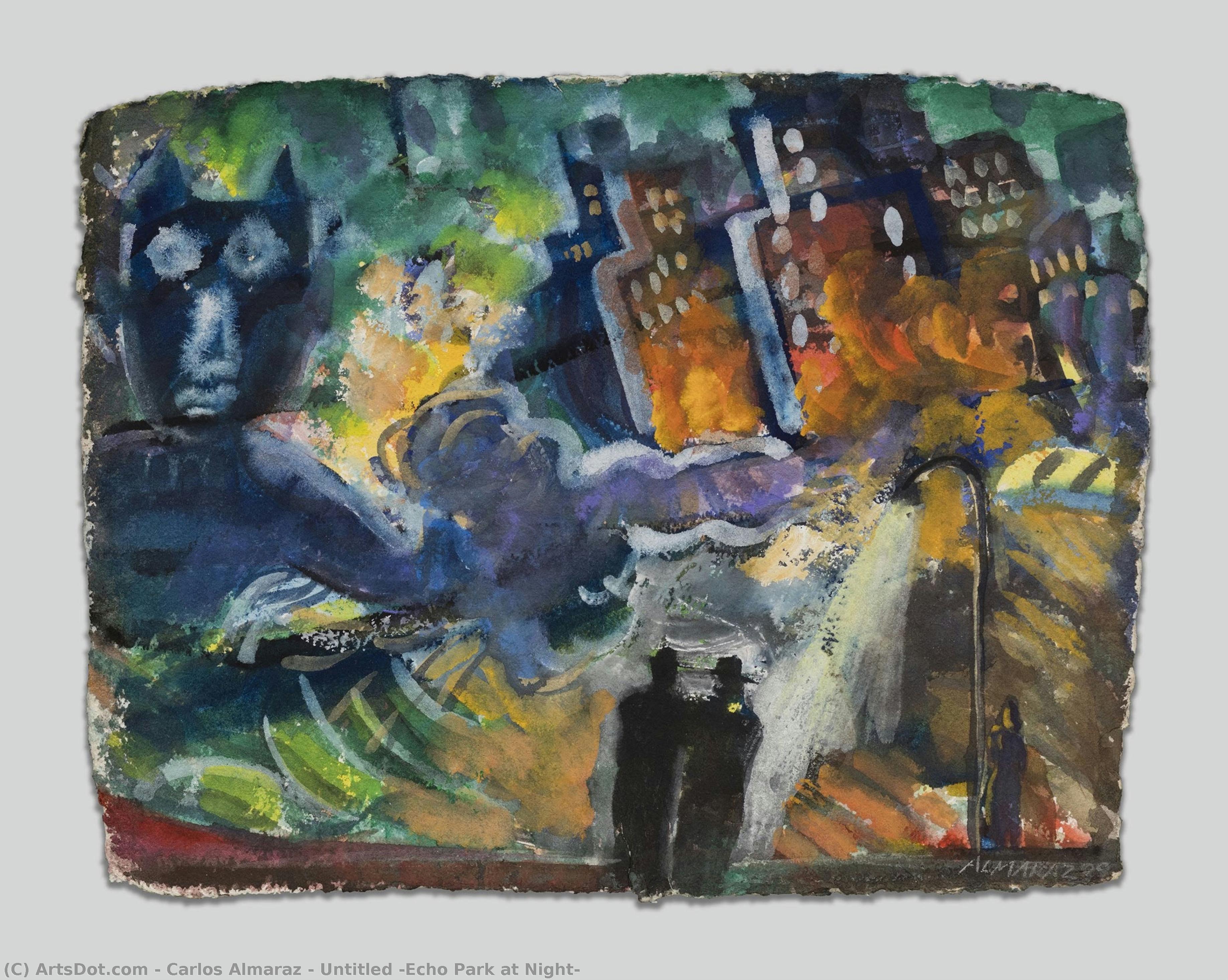 Untitled (echo Park At Night) — Carlos Almaraz