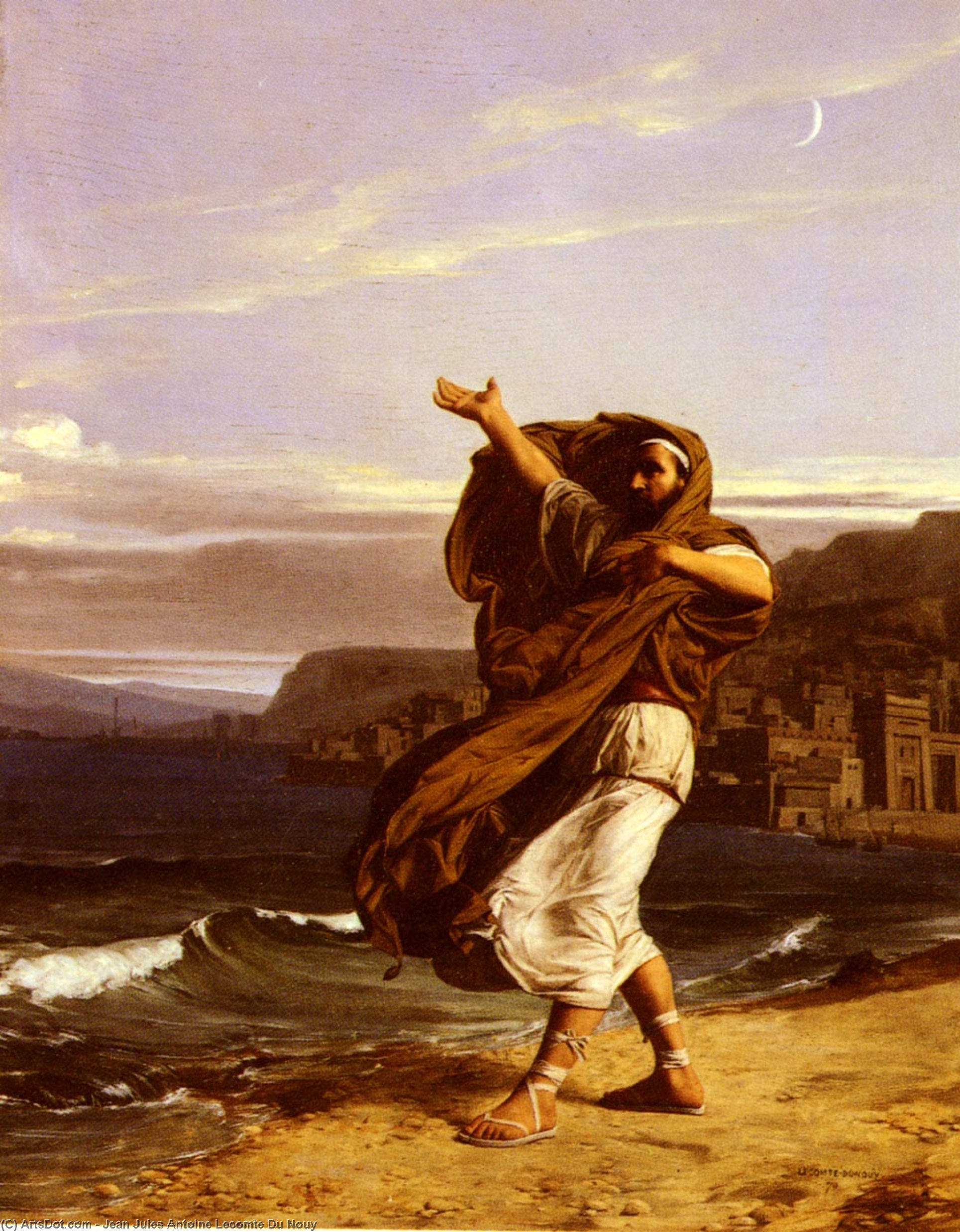 Demosthene S'exerce A La Parole — Jean Jules Antoine Lecomte Du Nouy