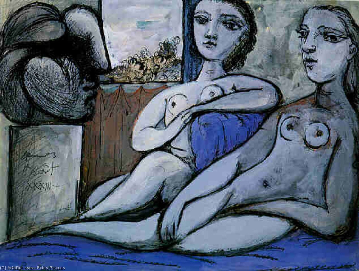 Nudes And Bust — Pablo Picasso
