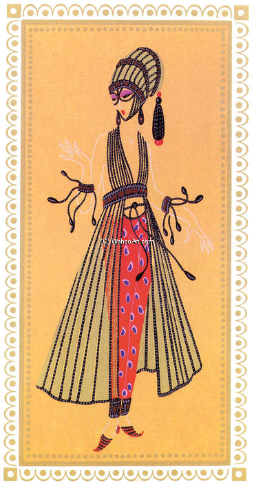 Sheerazade, Calyph's Favorite — Erté