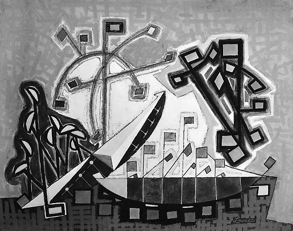 Space Invasion — Alfred Levitt