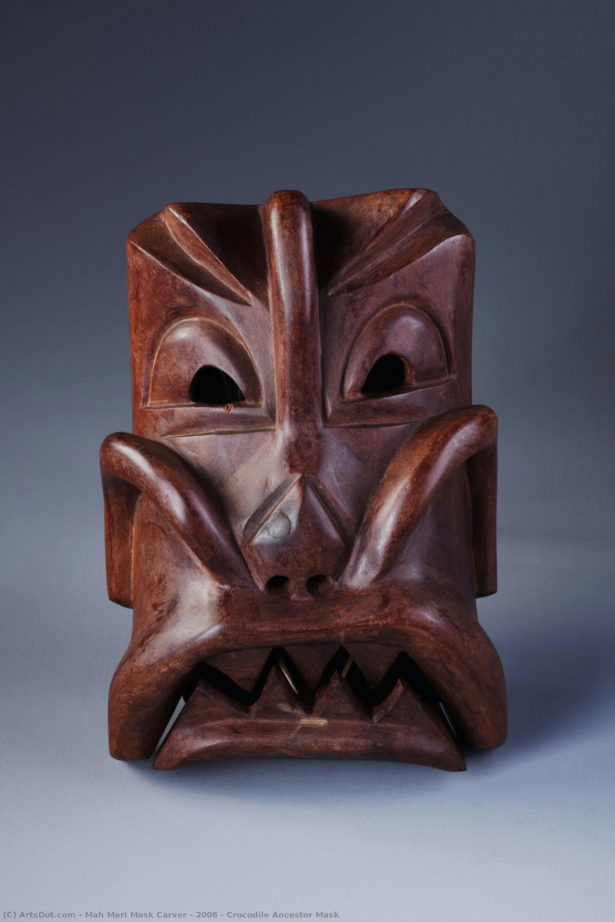 Crocodile Ancestor Mask — Mah Meri Mask Carver – 2006