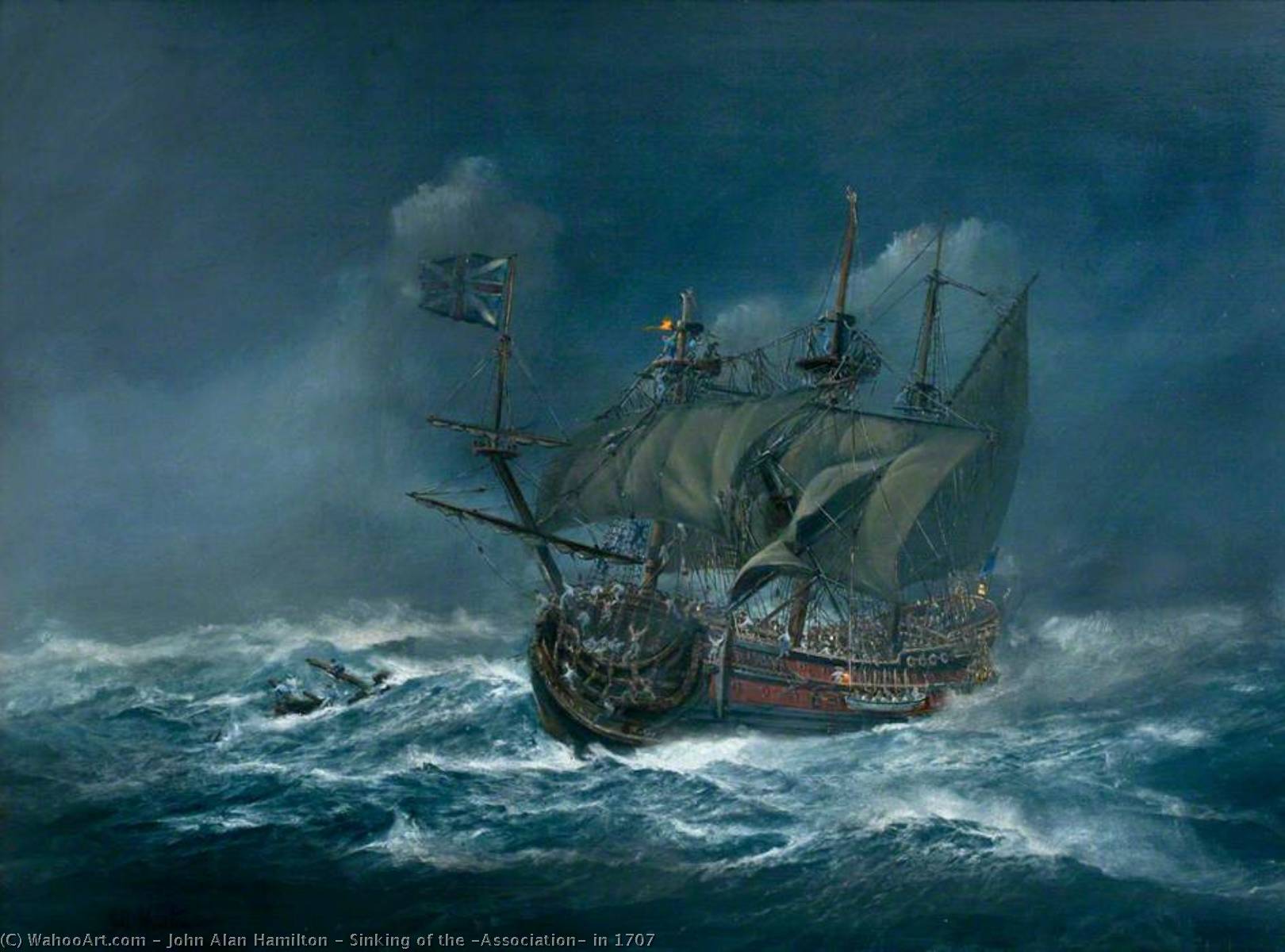 Sinking Of The 'association' In 1707 — John Alan Hamilton