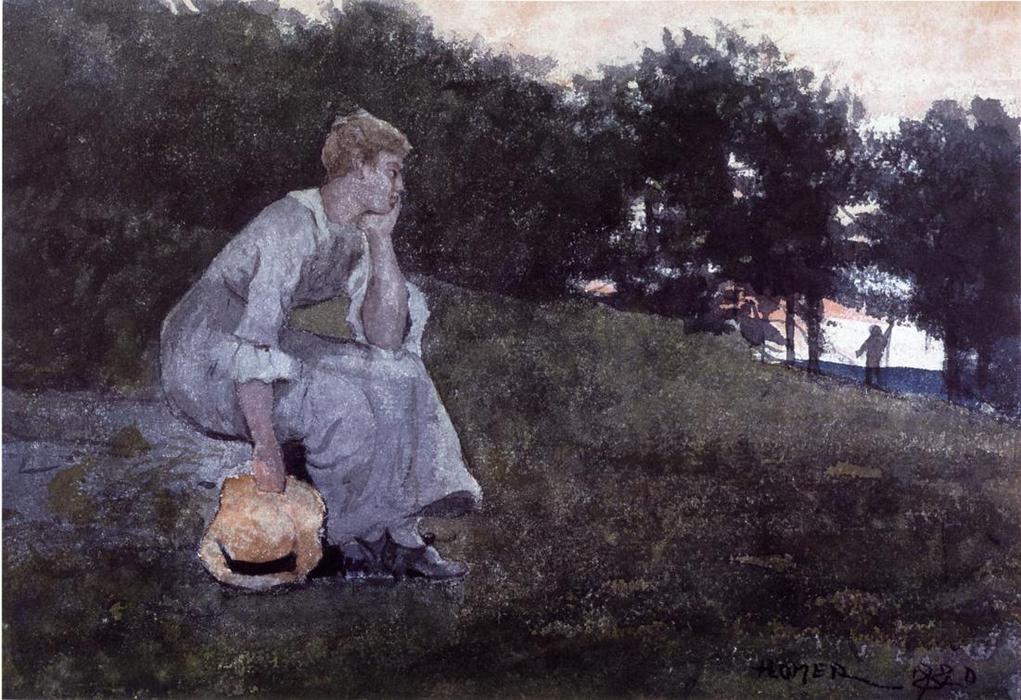 Waiting — Winslow Homer
