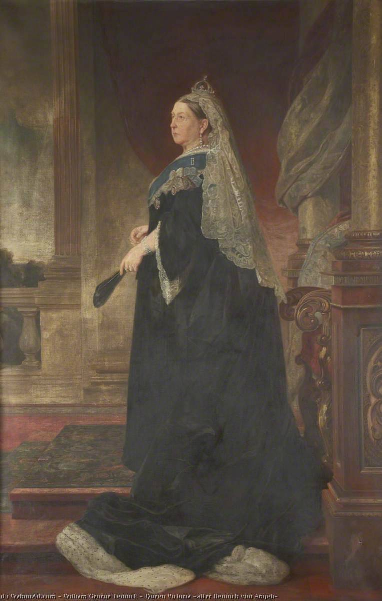 Queen Victoria (after Heinrich Von Angeli) — William George Tennick