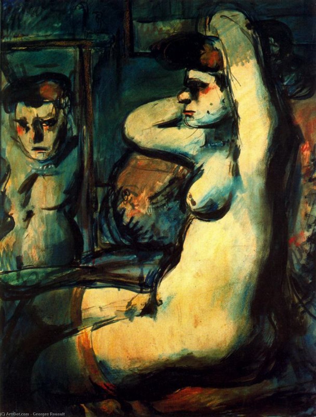 Girl With Mirror — Жорж Руальт