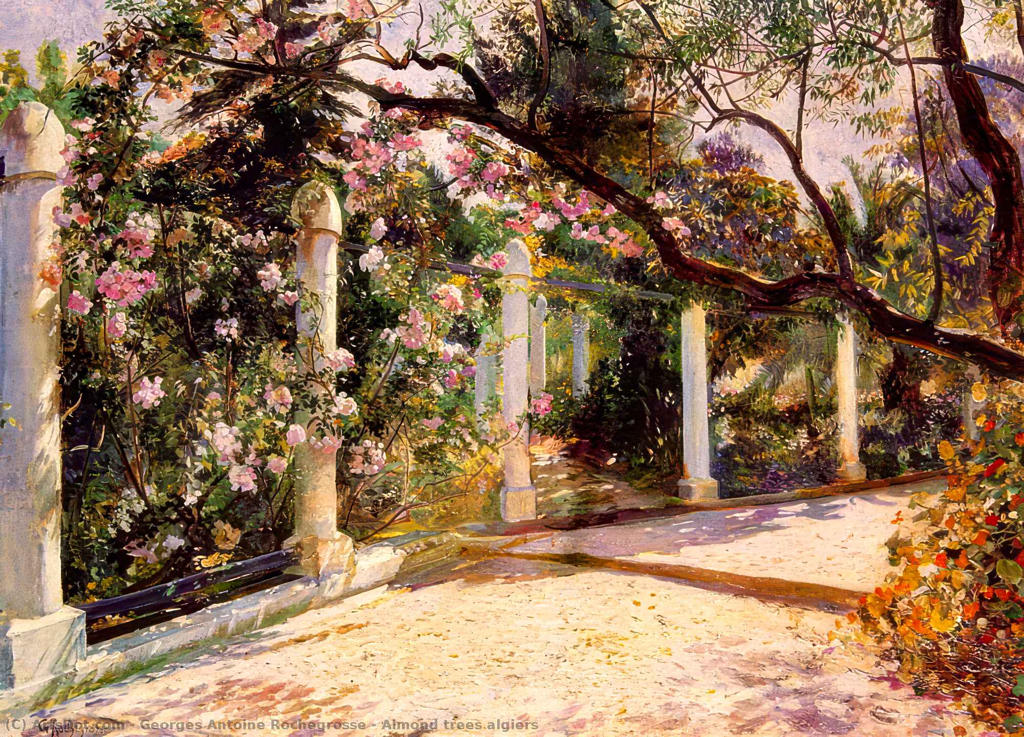Almond Trees Algiers — Georges Antoine Rochegrosse
