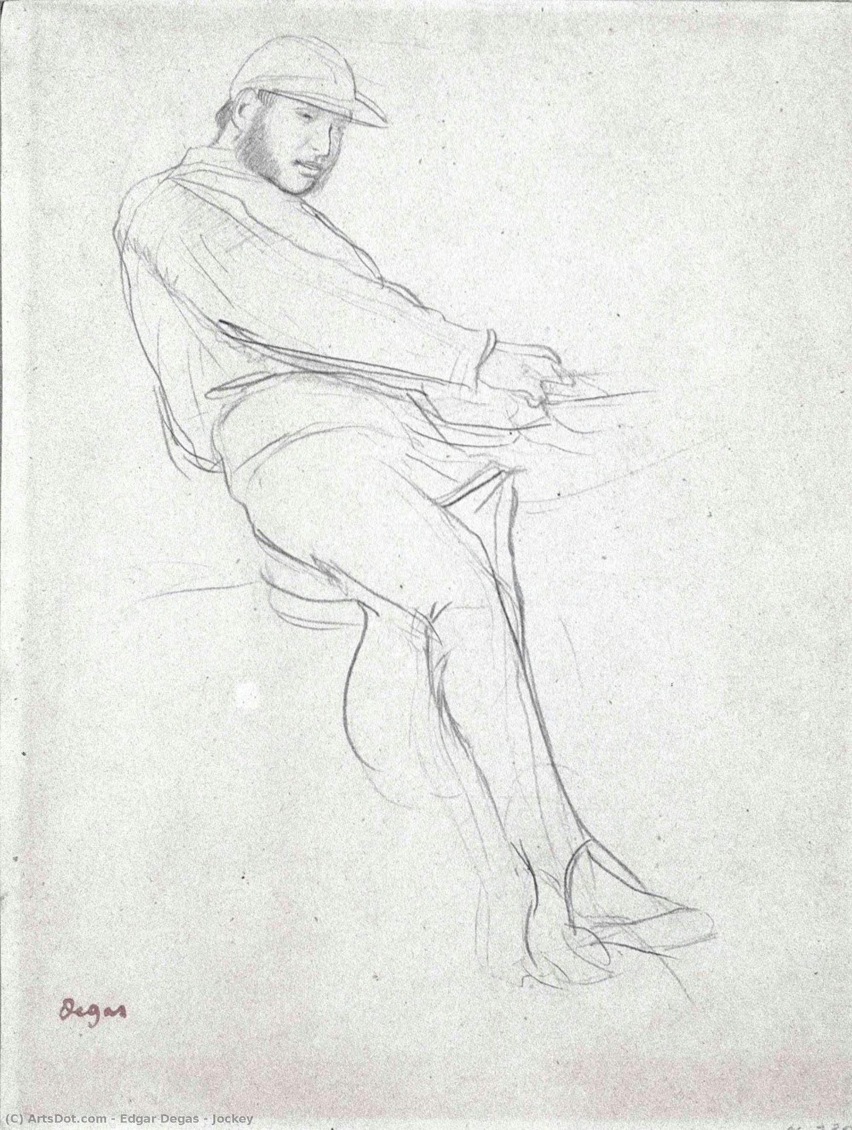 Jockey — Edgar Degas