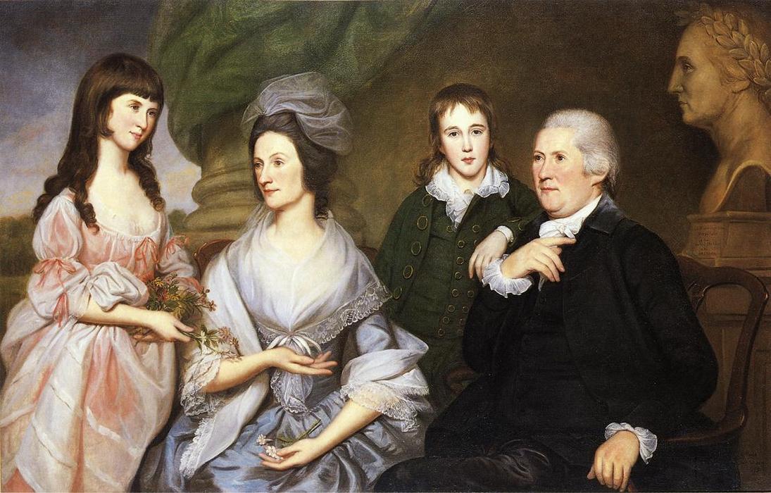 Robert Goldsborough And Family — Charles Willson Peale