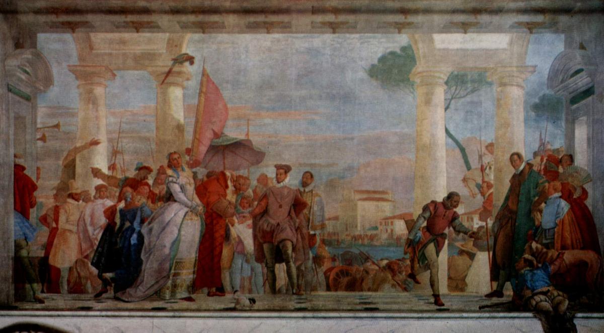 The Reception Of Henry Iii — Giambattista Tiepolo