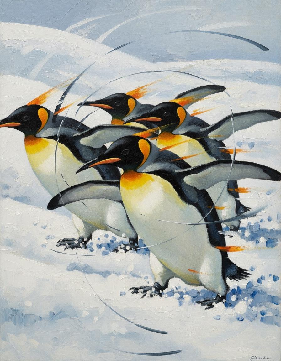 Ephemeral Momentum: A Penguin Ballet — Jacques Villedieu