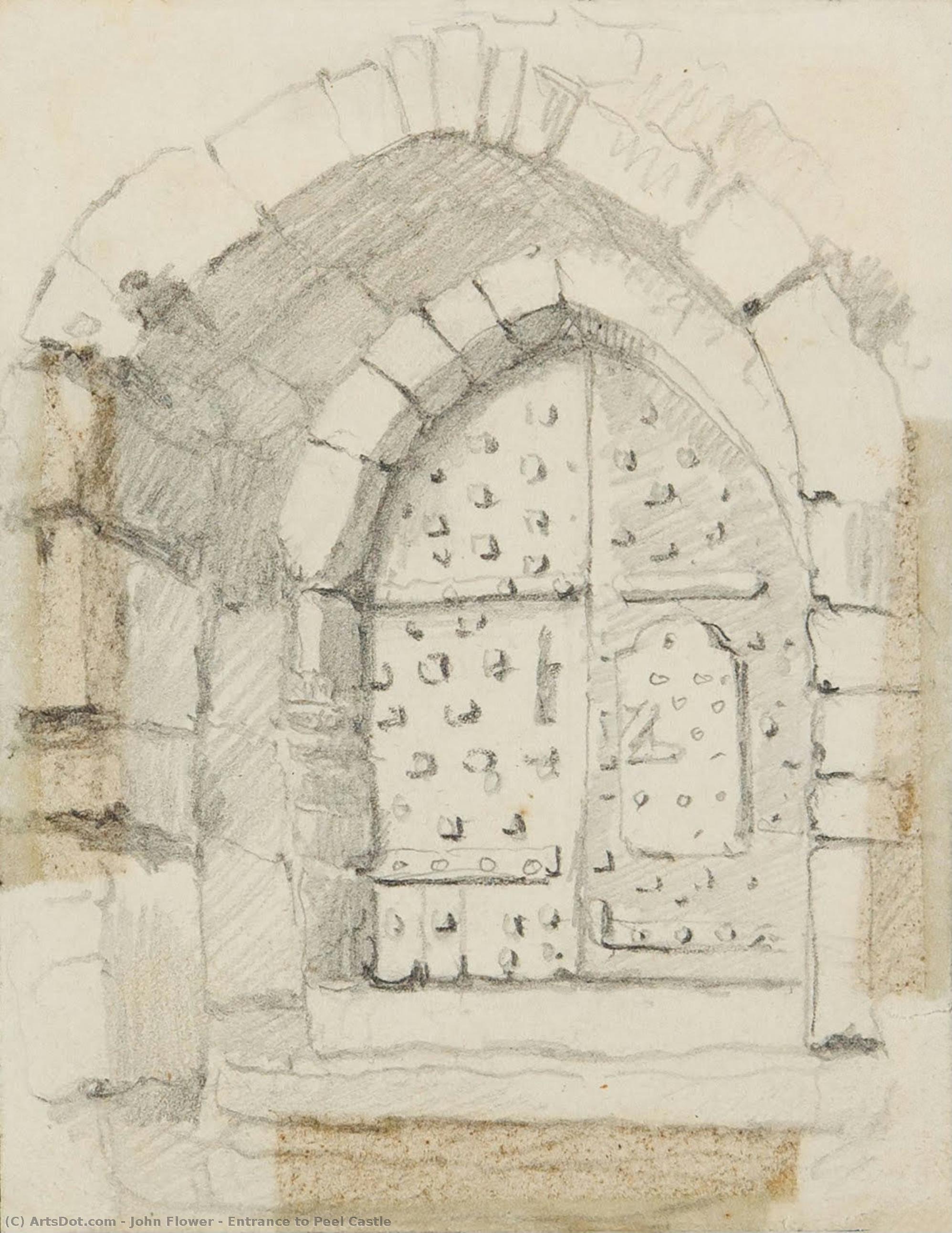 Entrance To Peel Castle — John Flower