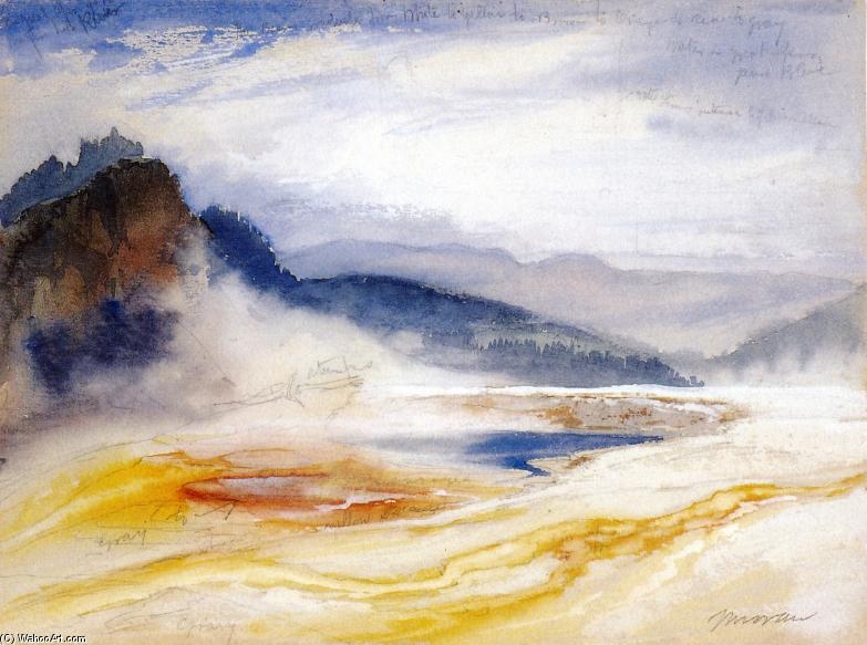 Great Springs Of The Firehole River — Thomas Moran