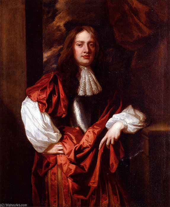 Portrait Of The Hon Charles Bertie Of Uffington — Pieter Van Der Faes (peter Lely)