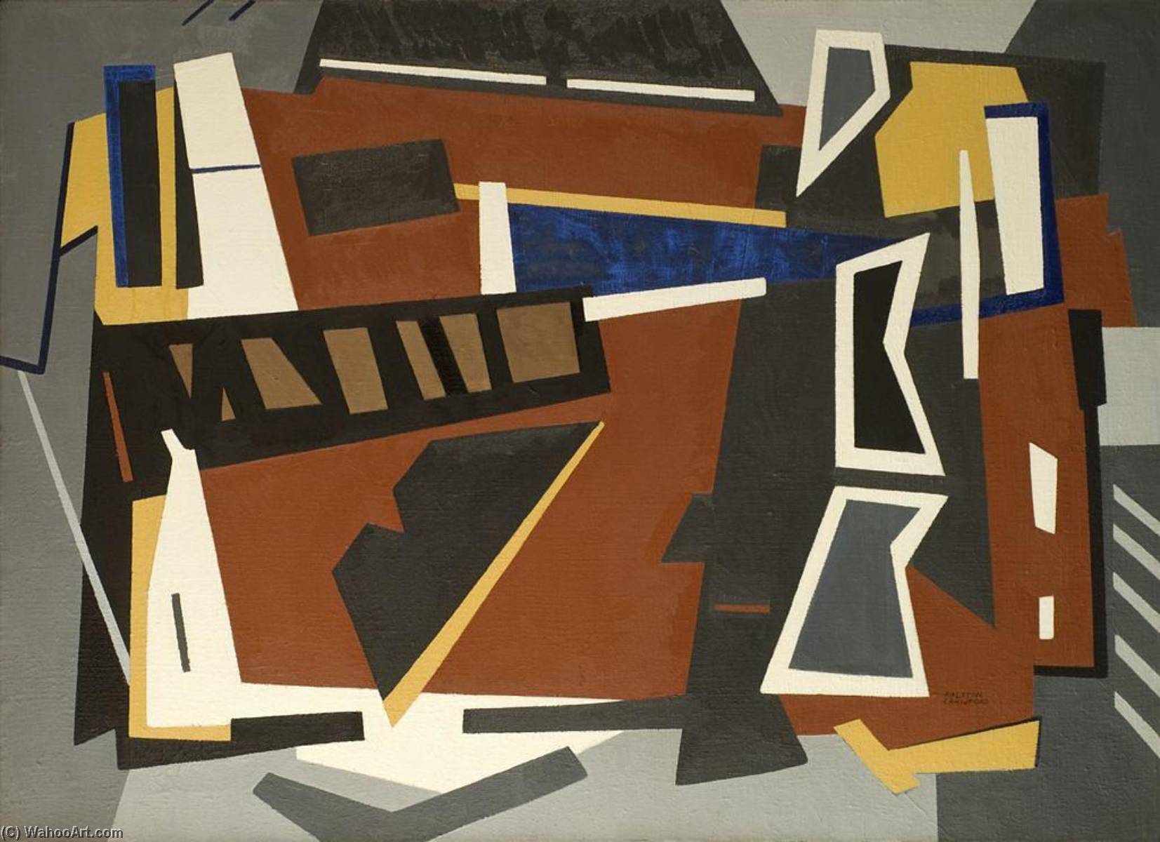 Third Avenue Elevated 3 — Ralston Crawford