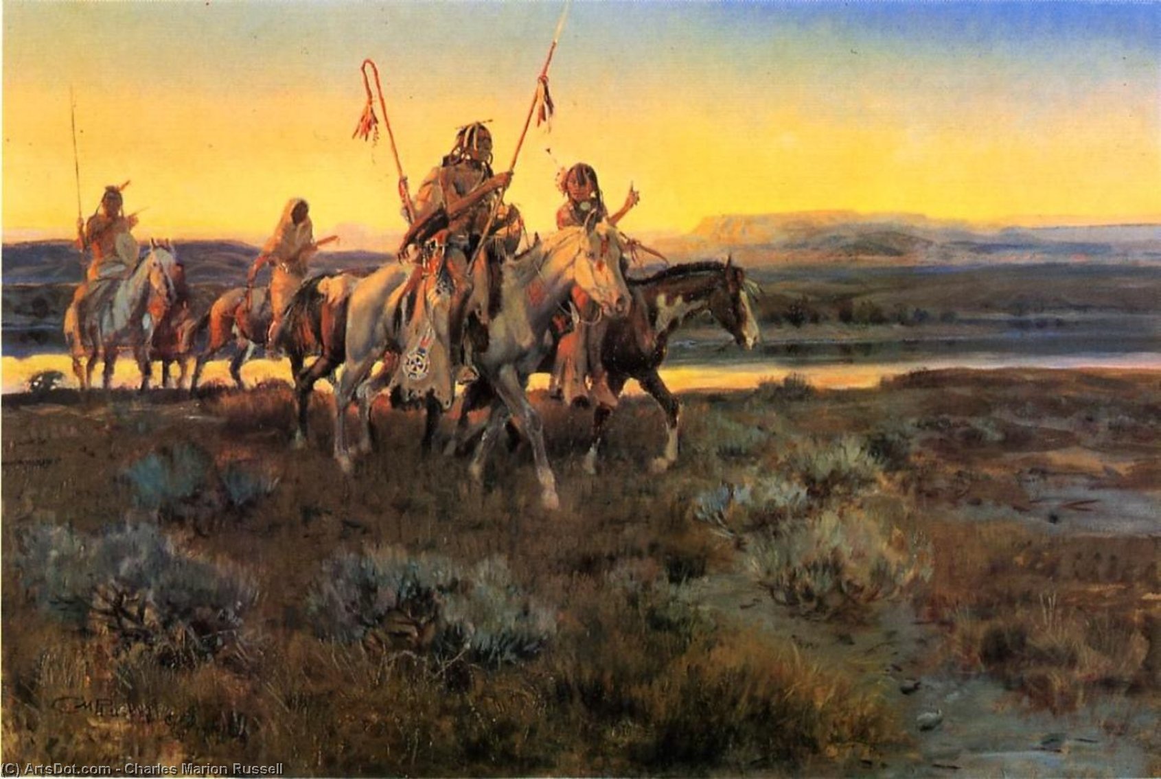 Piegans — Чарльз Марион Расселл