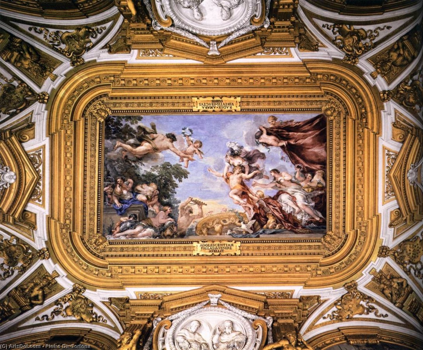 Ceiling Of The Hall Of Venus — Pietro Da Cortona