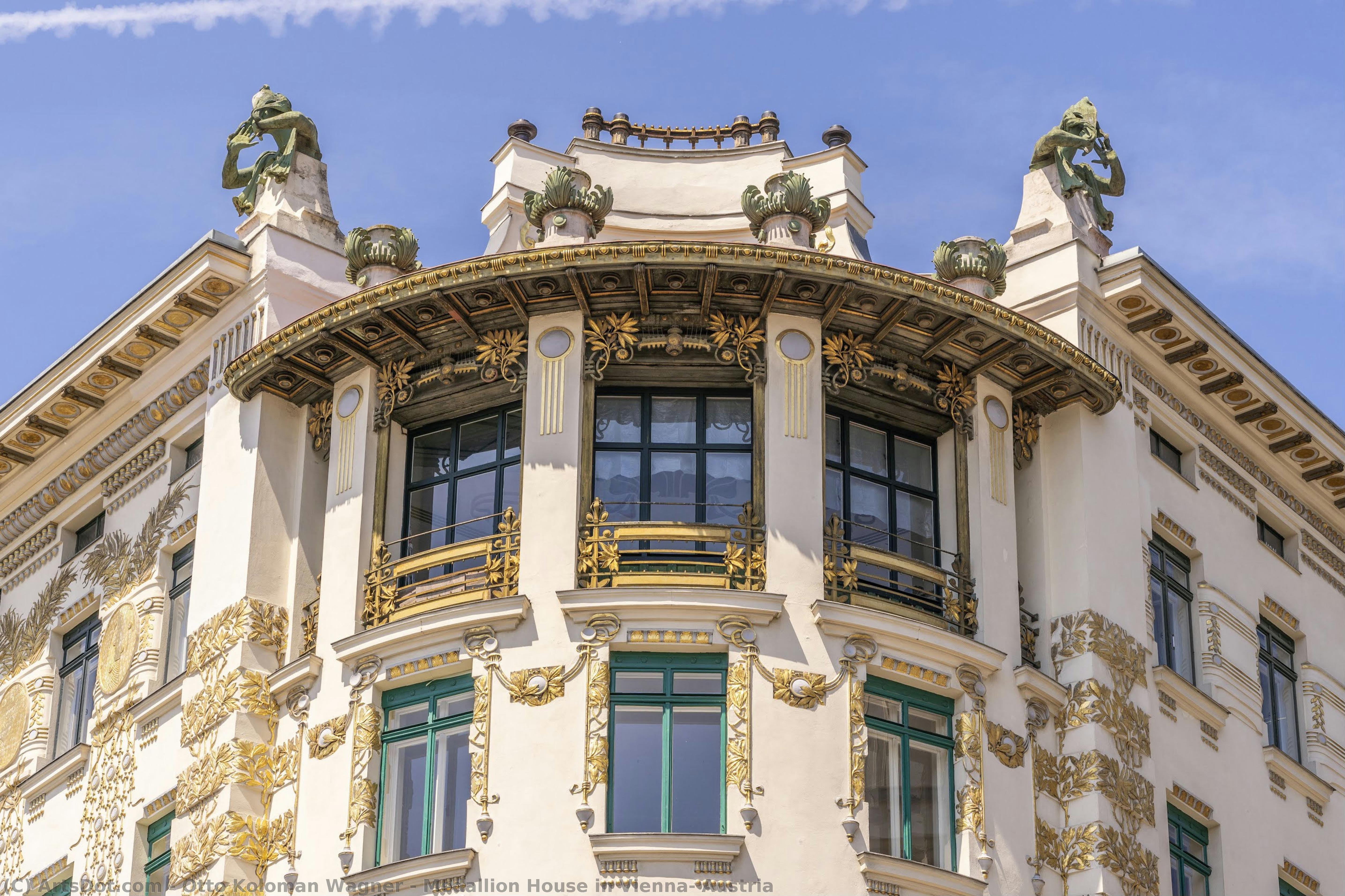 Medallion House In Vienna, Austria — Otto Koloman Wagner