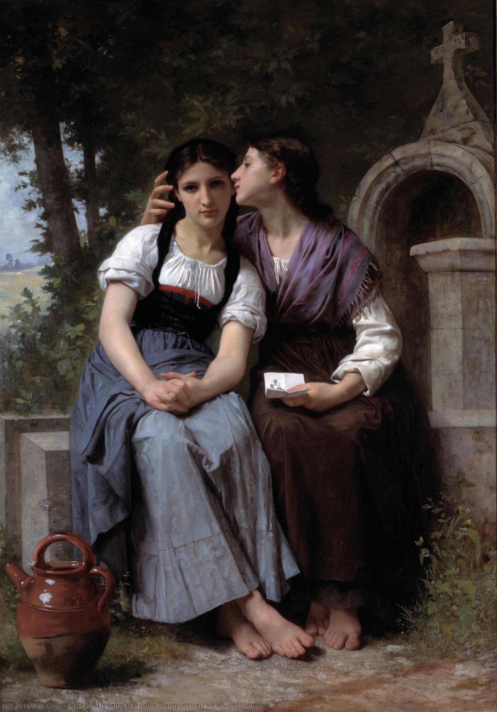 La Confidence — Elizabeth Jane Gardner Bouguereau