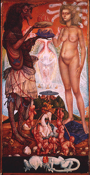 The Wedding Of The Unichorn — Ernst Fuchs