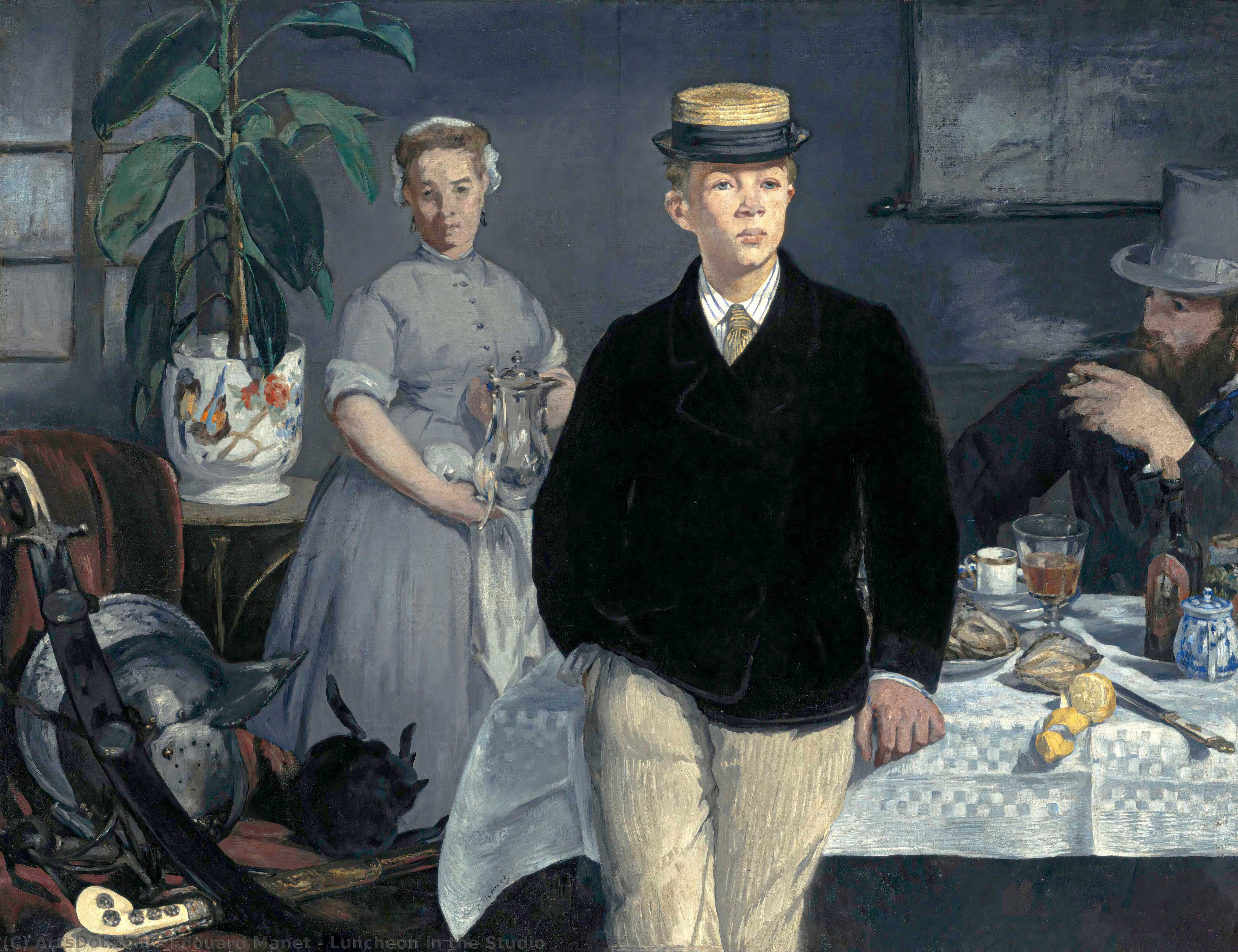 Luncheon In The Studio — Édouard Manet