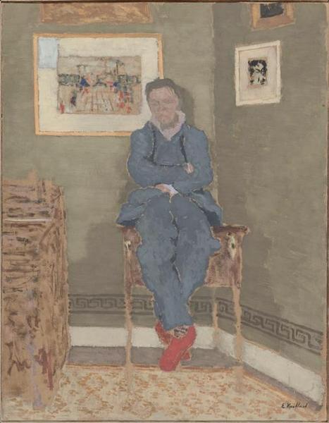 Portrait De Felix Vallotton — Jean-édouard Vuillard