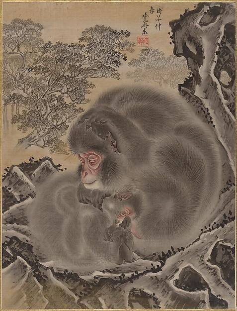Monkeys — Kawanabe Kyōsai