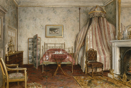Bedroom Where Napoleon Iii Died — George Goodwin Kilburne