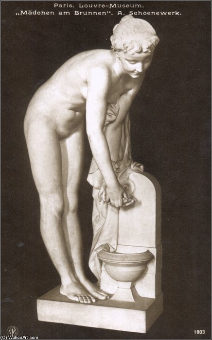 Brunnenfigur Von Alexandre Schoenewerk — Pierre Alexandre Schoenewerk
