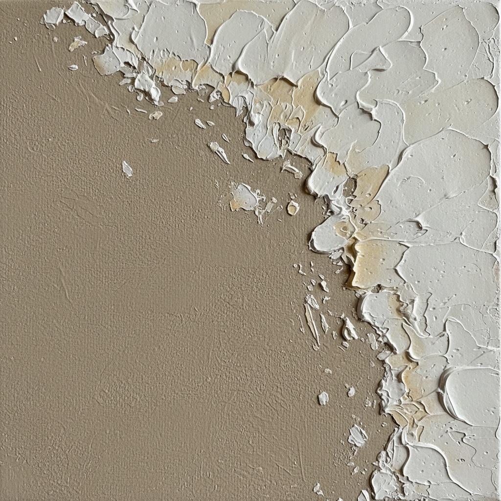 Fragmentierte Stille: Eine Monumentale Studie Von Impasto-textur Und Ätherischem Licht — David Moreau
