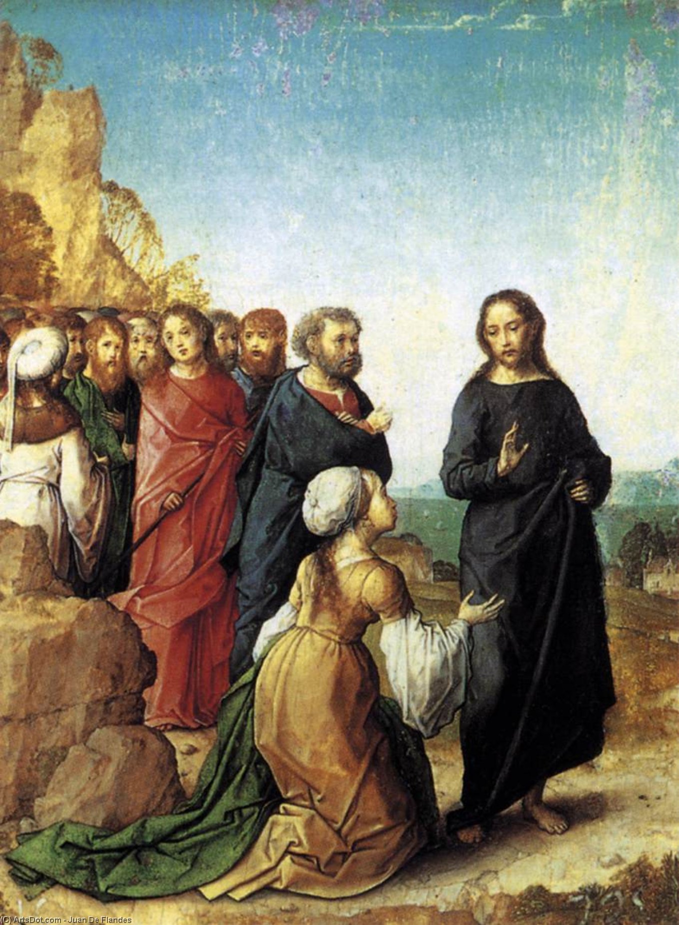 Cristo Y La Mujer Samaritanas — Juan De Flandes