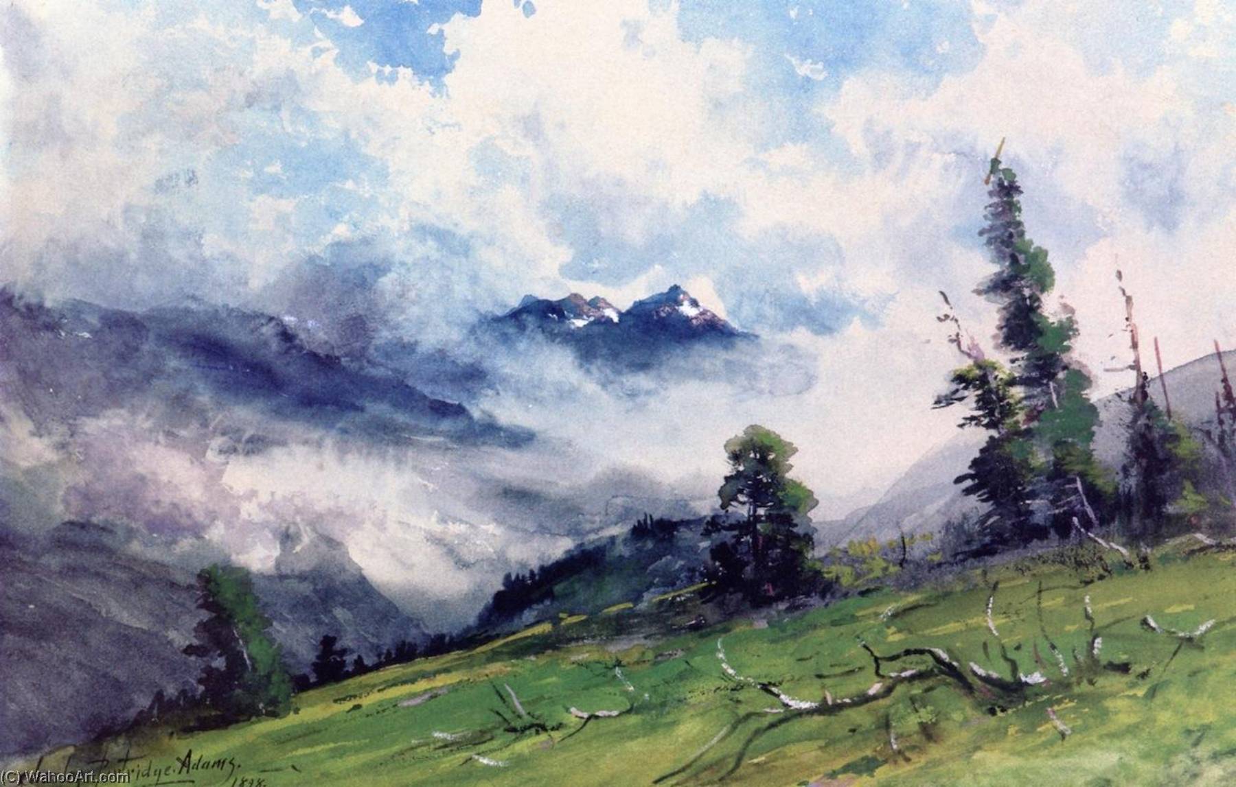 In The Colorado Mountains — Charles Partridge Adams