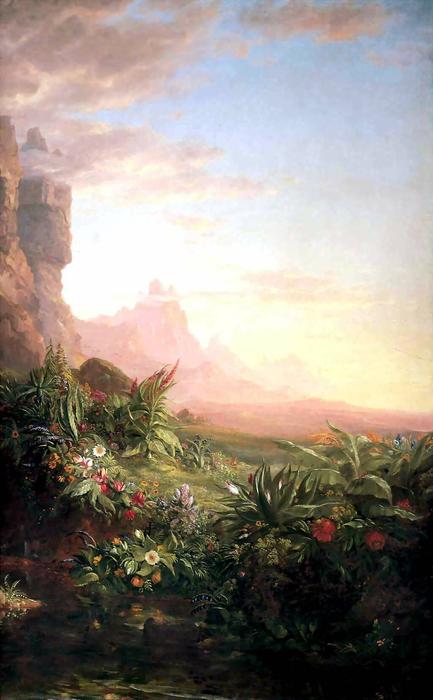 The Voyage Of Life: Childhood (detail) — Thomas Cole