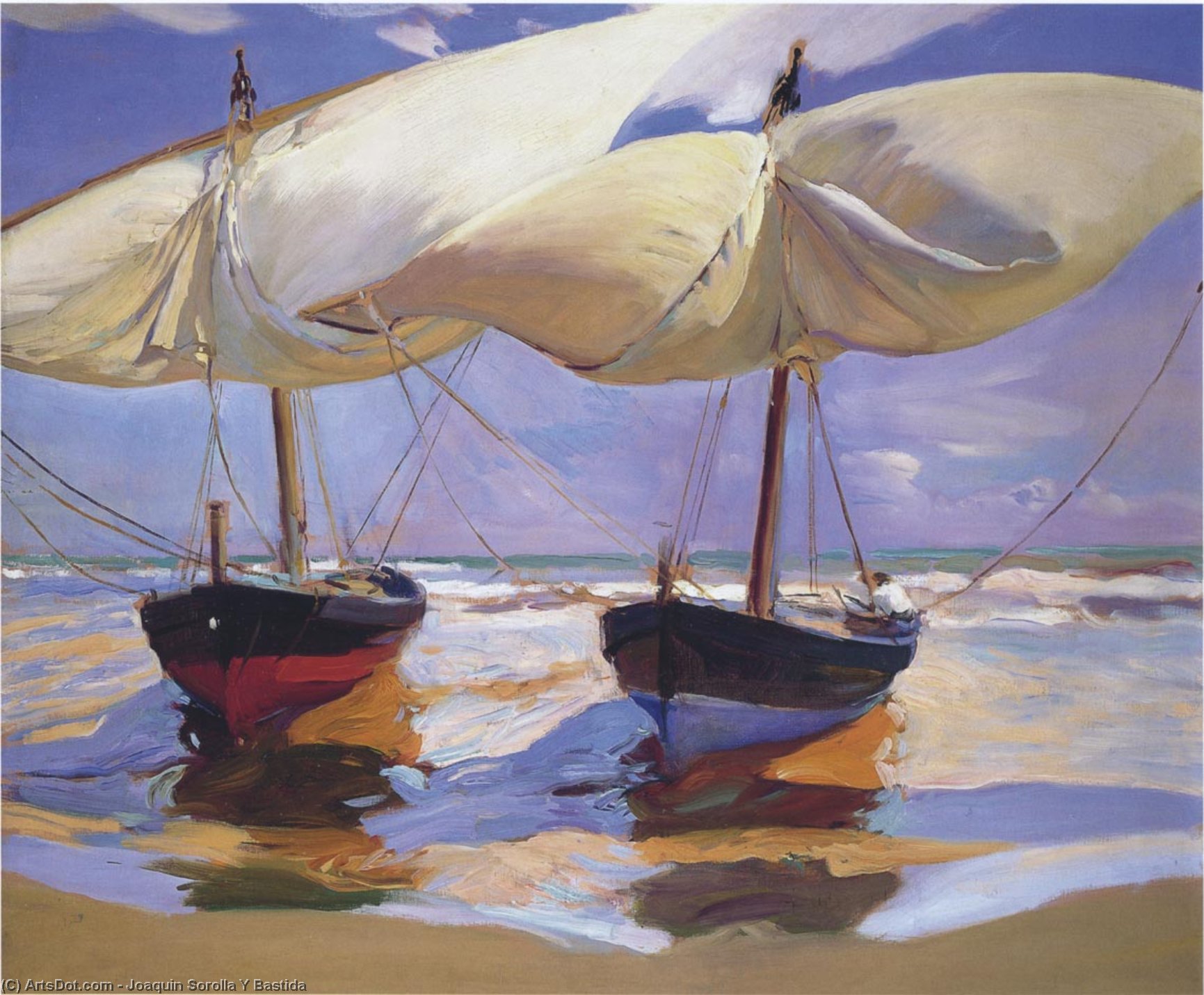 Beached Boats — ジョアキン・ソローラ イ バスティダ