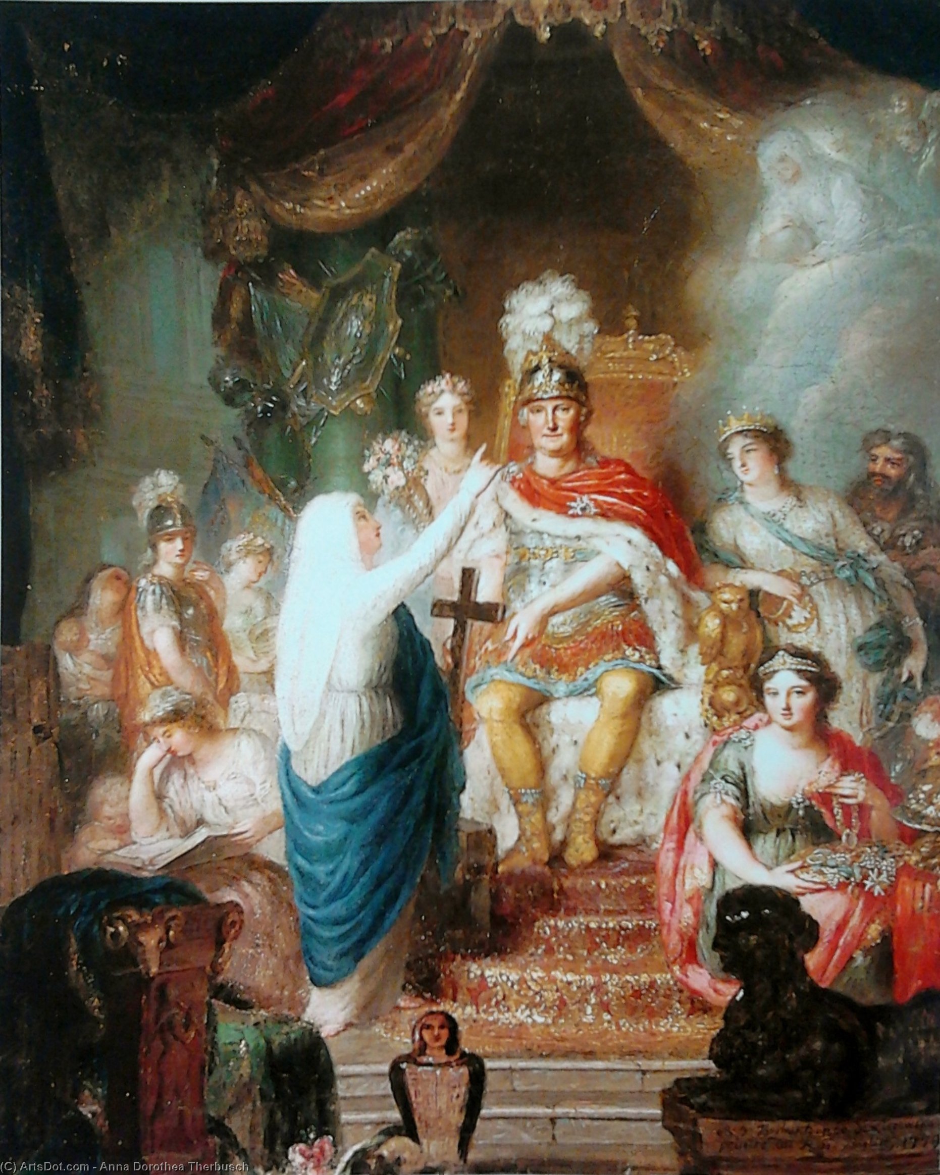 Apotheosis Of Prince Augustus Ferdinand Of Prussia. — Anna Dorothea Therbusch