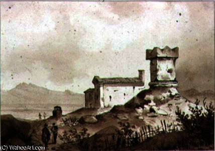 Italian Landscape With Ancient Roman Sarcophagus — Sir Augustus Wall Callcott