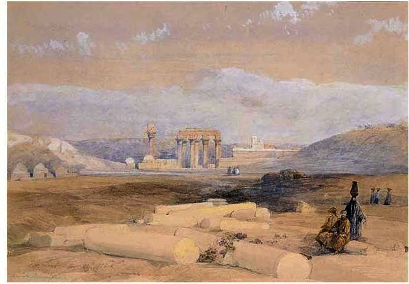 Ruins Of Erment (ancient Hermontis), Upper Egypt — David Roberts