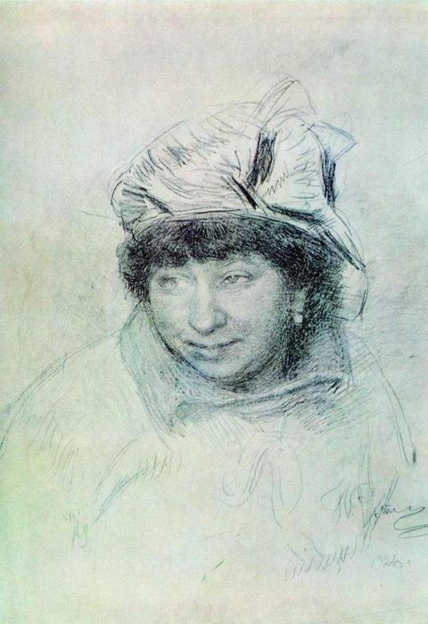 Portrait Of Vera Repina — Ilya Yefimovich Repin