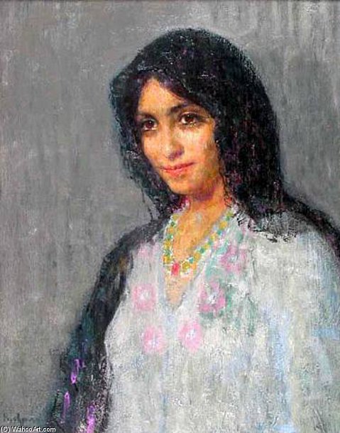 A Girl Of Barcelona — Hovsep Pushman