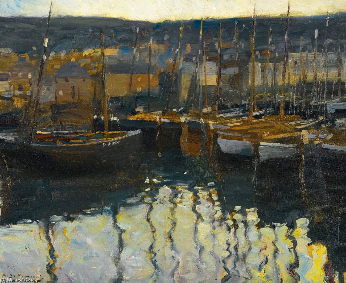 Polperro — Sir Alfred James Munnings