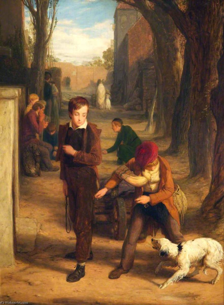A Dog Of Two Minds — William Mulready The Younger